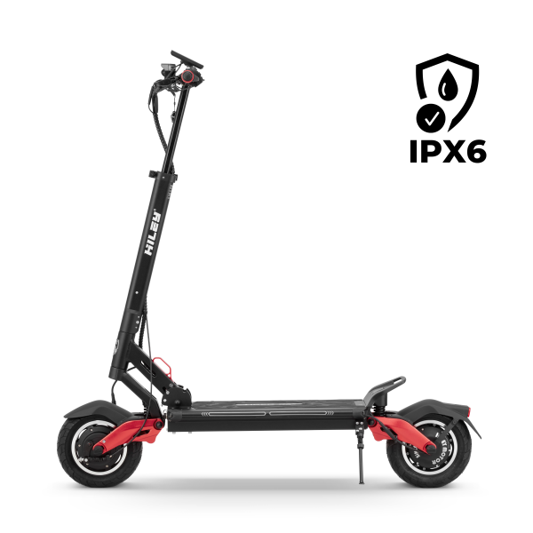 TMAX-GTR-coté Trottinette Electrique Tiger MAX GTR - Rouge Flamme